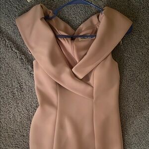 Eliza J Pink One Shoulder Ruched Gown for Prom